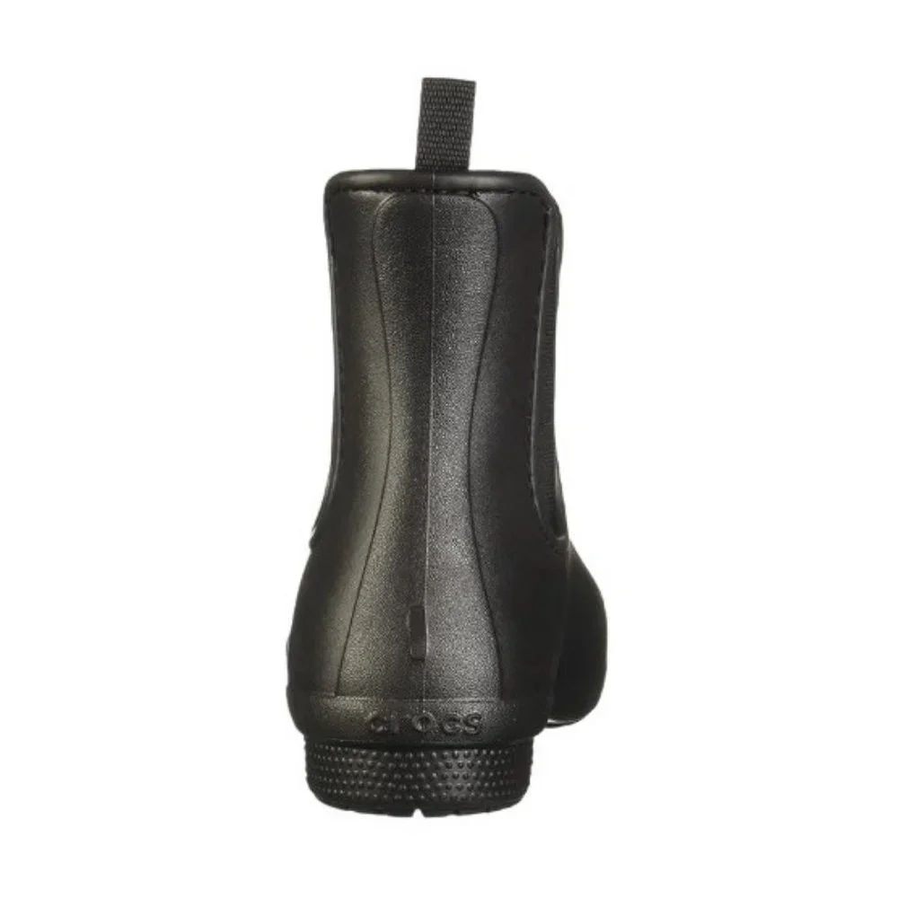 Crocs Women's Freesail Chelsea Ankle‎ Boots Rain Boots Women Size 4/Kids Black